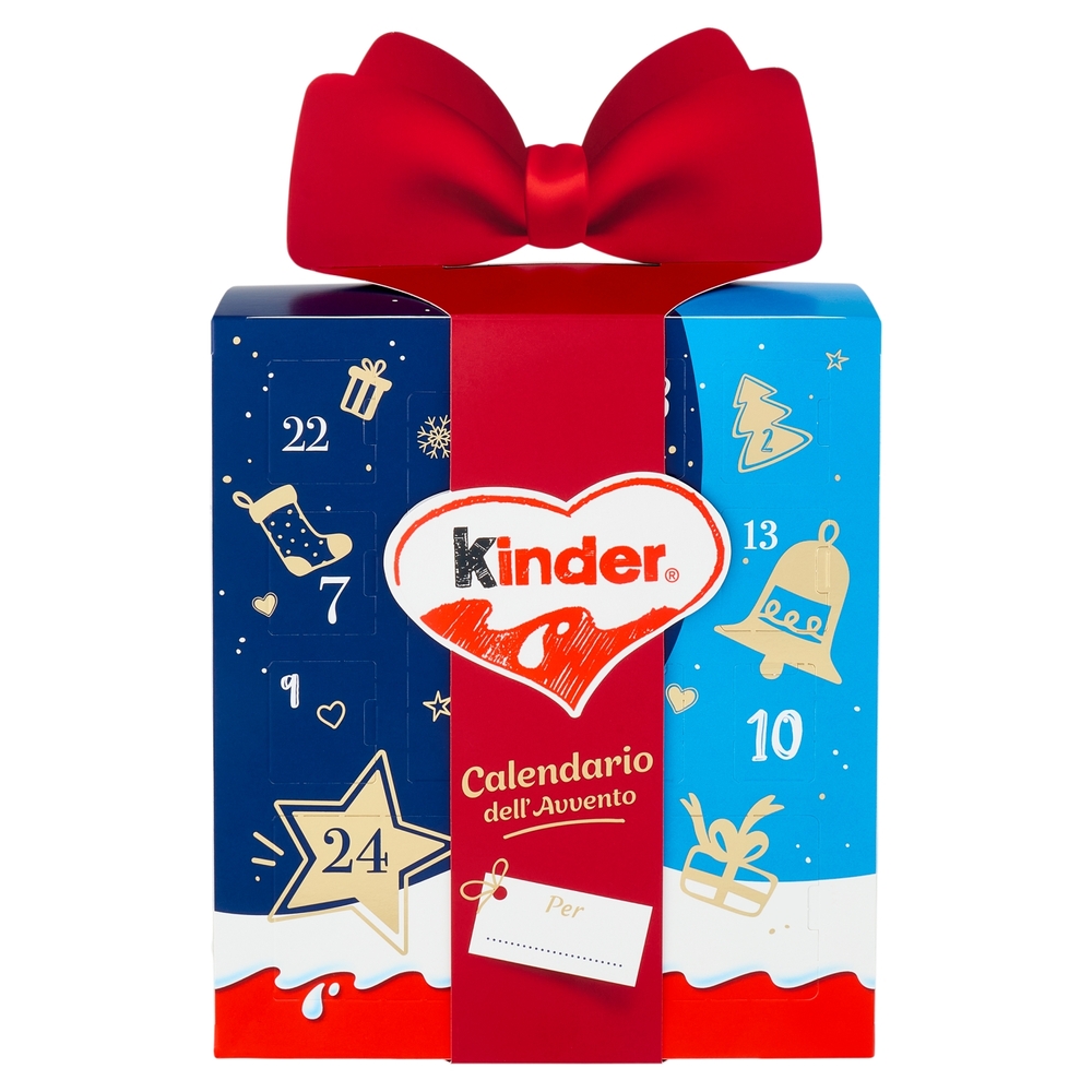 Kinder Calendario dell'Avvento Pacco regalo 24 pezzi 214 g
