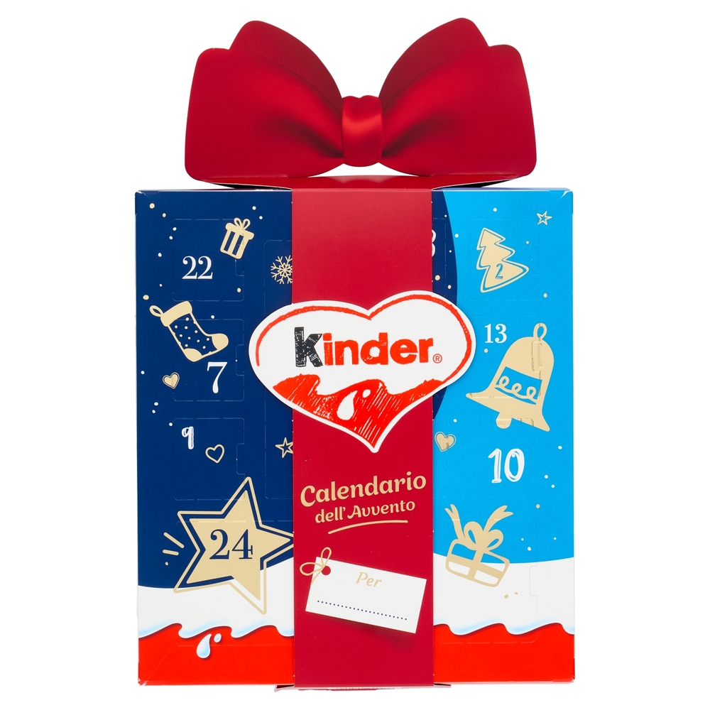 Kinder Calendario dell'Avvento Pacco regalo 24 pezzi 214 g