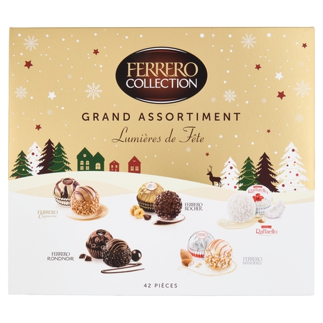 Ferrero Collection Grand Assortiment Lumières de Fete 42 pezzi 431 g