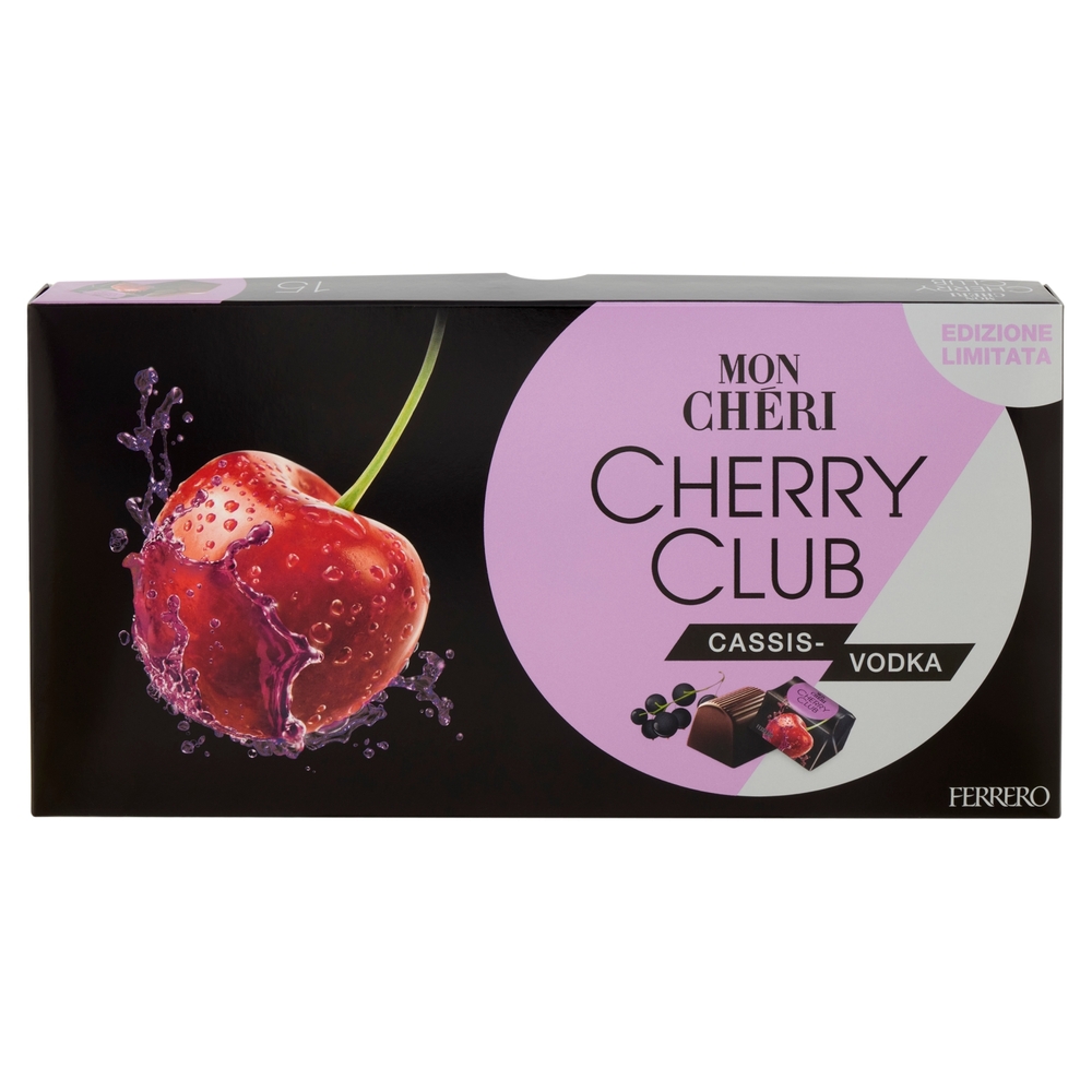Mon Chéri Cherry Club Cassis-Vodka 15 pezzi 157 g