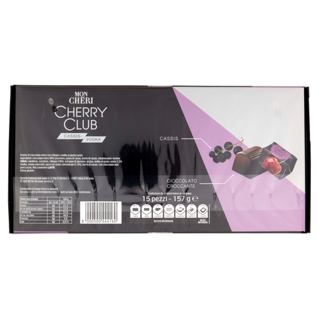 Mon Chéri Cherry Club Cassis-Vodka 15 pezzi 157 g