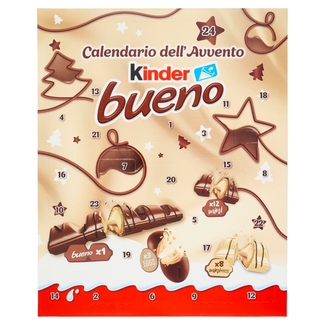 Kinder bueno Calendario dell'Avvento 24 pezzi 181 g