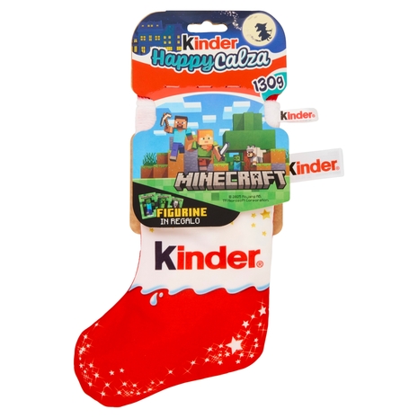 Kinder Happy Calza Minecraft 6 pezzi 130 g