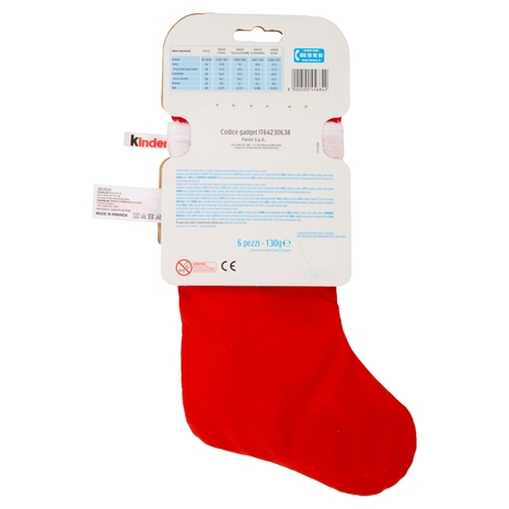 Kinder Happy Calza Minecraft 6 pezzi 130 g