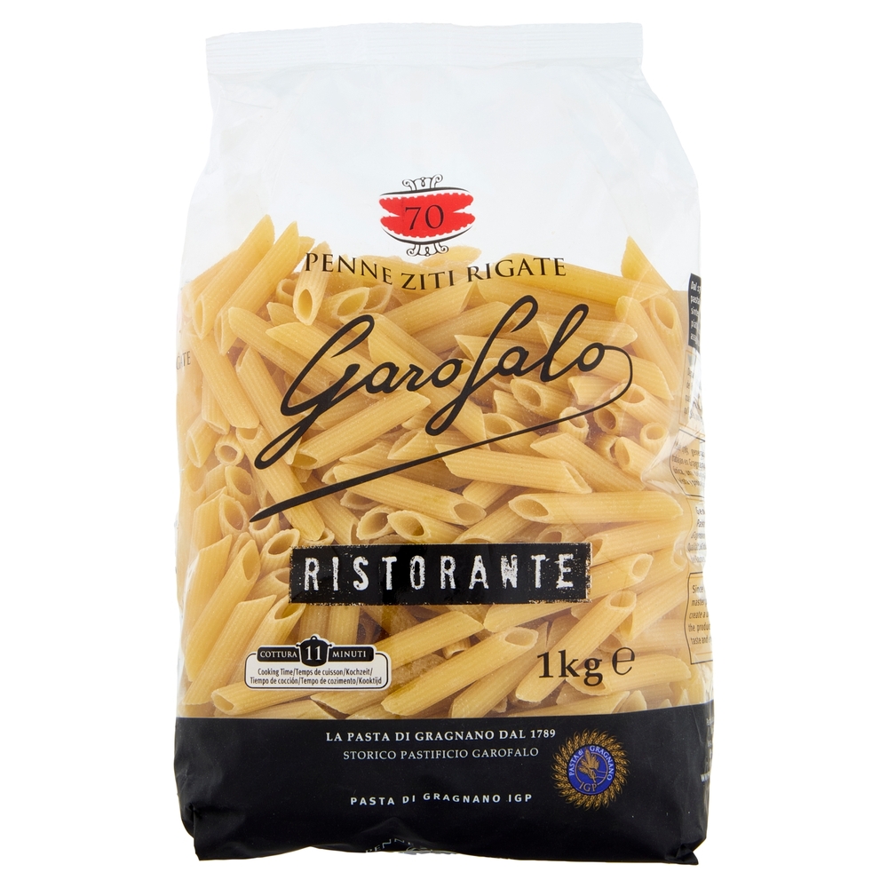 Garofalo Ristorante Penne Ziti Rigate 70 Pasta di Gragnano IGP 1 kg