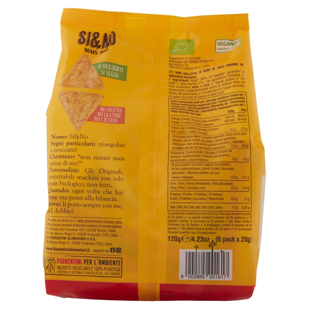 Fiorentini Si&No Mais Bio 6 x 20 g