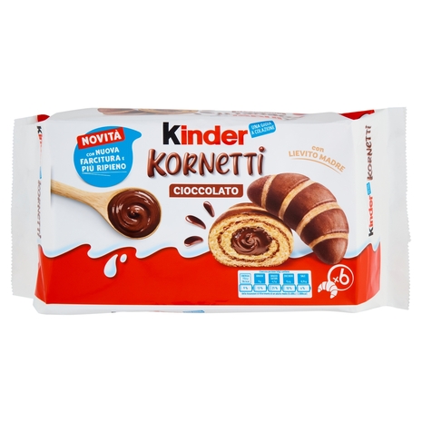 kinder Kornetti Cioccolato 6 x 45 g