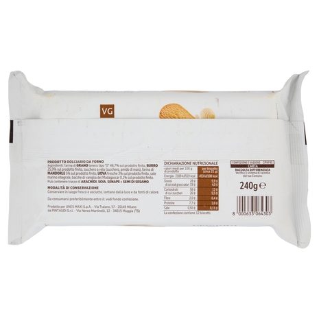 Biscottoni alla Vaniglia Il Viaggiator Goloso