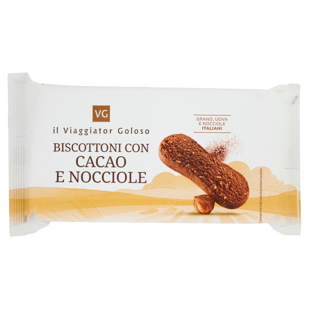Biscottoni con Cacao e Nocciole Il Viaggiator Goloso