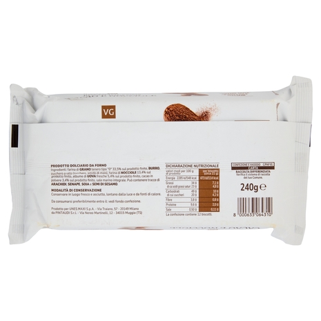 Biscottoni con Cacao e Nocciole Il Viaggiator Goloso