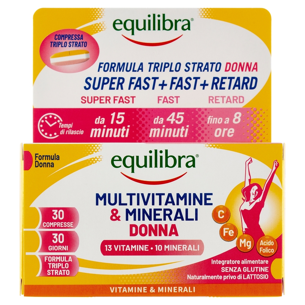 equilibra Multivitamine & Minerali Donna 30 Compresse 45 g