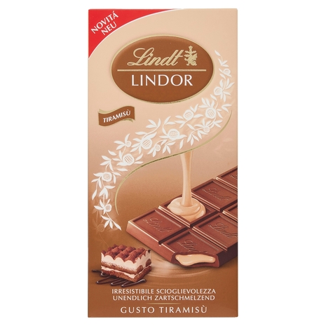 Lindt Lindor Tavoletta Cioccolato gusto Tiramisù 100 g