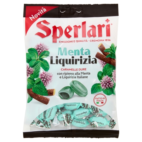 Sperlari Menta Liquirizia Caramelle Dure 150 g