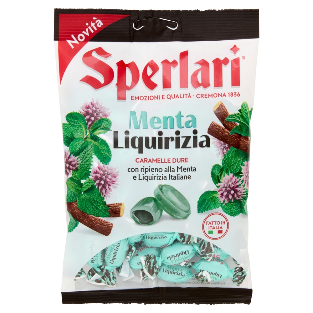 Sperlari Menta Liquirizia Caramelle Dure 150 g