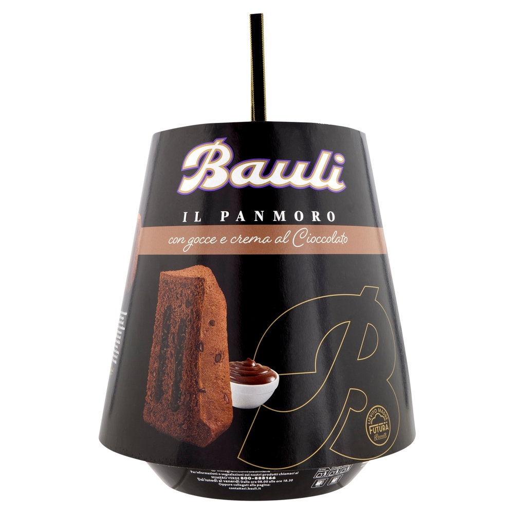 Bauli il Panmoro con gocce e crema al Cioccolato 750 g