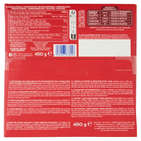 Motta Panettone Salato Ricetta all'Arrabbiata 450 g