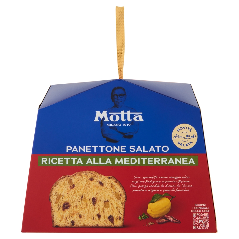 Motta Panettone Salato Ricetta alla Mediterranea 450 g