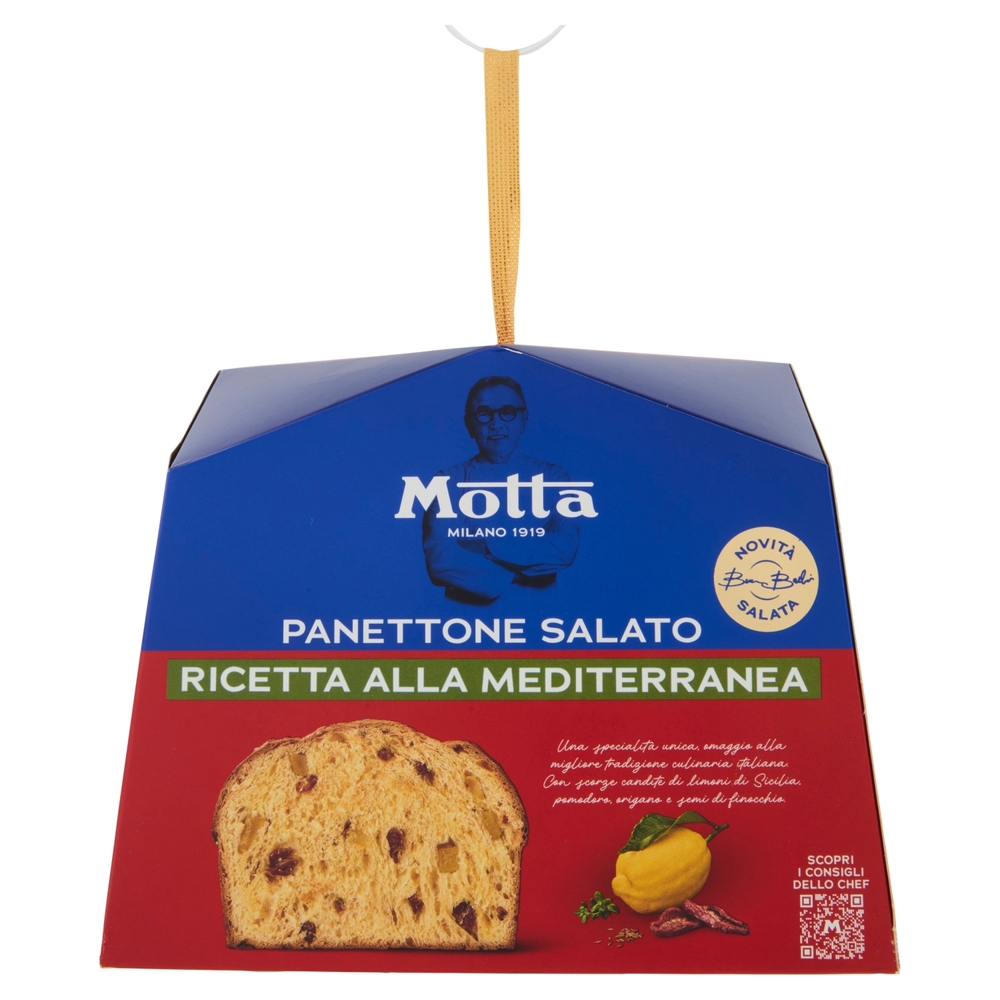Motta Panettone Salato Ricetta alla Mediterranea 450 g