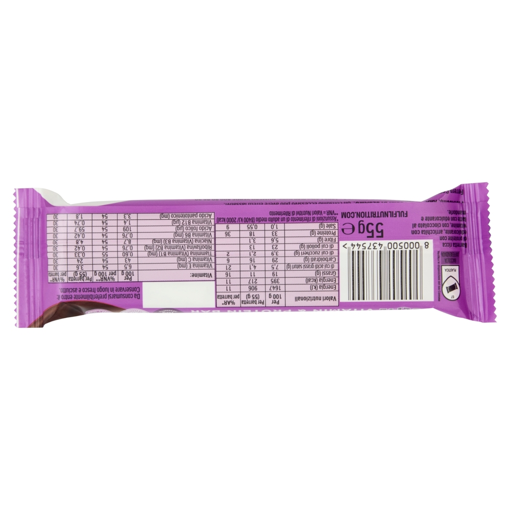 Fulfil Vitamin & Protein Bar Gusto Cioccolato al Latte & Mandorla 55 g