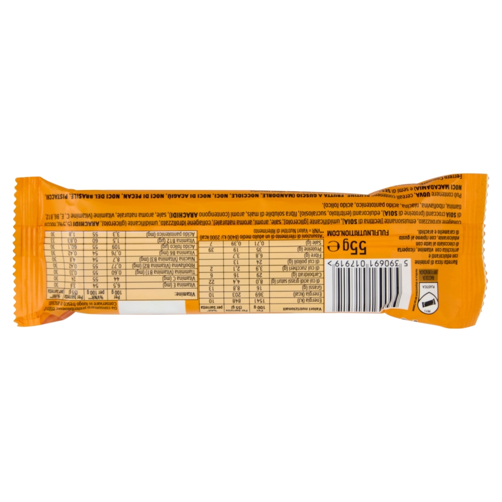 Fulfil Vitamin & Protein Bar Gusto Cioccolato al Latte, Caramello & Arachidi 55 g