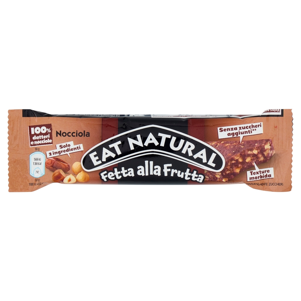 Eat Natural Fetta alla Frutta Nocciola 30 g