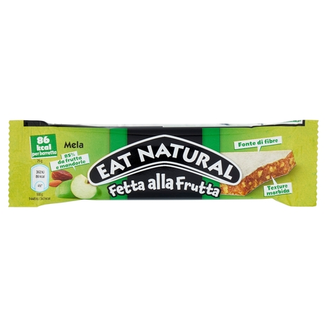Eat Natural Fetta alla Frutta Mela 25 g
