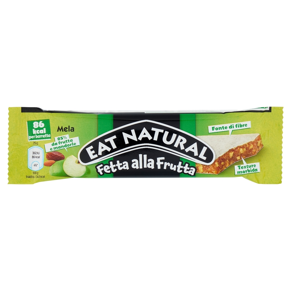 Eat Natural Fetta alla Frutta Mela 25 g