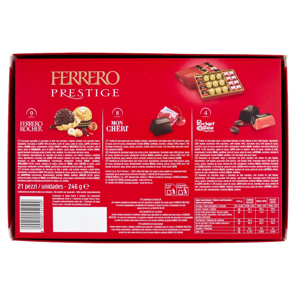 Ferrero Prestige 21 pezzi 246 g