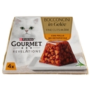 PURINA GOURMET Revelations Bocconcini in Gelée con Pollo 4 x 57 g