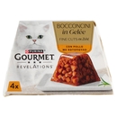 PURINA GOURMET Revelations Bocconcini in Gelée con Pollo 4 x 57 g