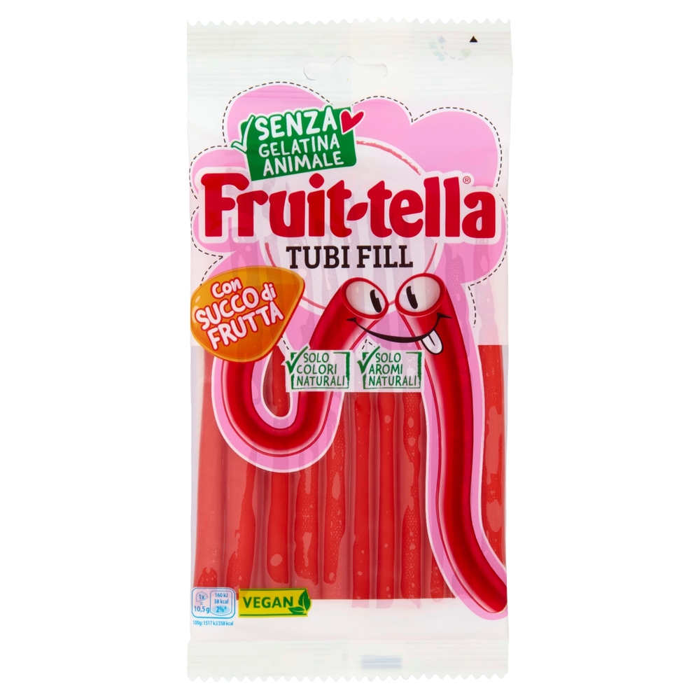 Fruit-tella Tubi Fill 125 g