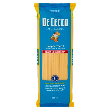 De Cecco Spaghetti n°12 1 kg