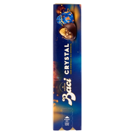 BACI PERUGINA Crystal Cioccolatini Fondenti all'Arancia ripieni al Gianduia Scatola 150g