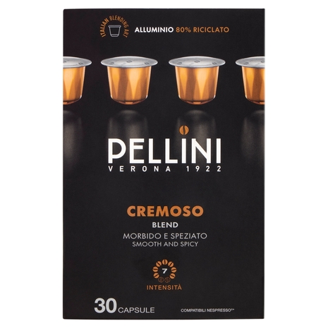Pellini Miscela Cremoso Compatibili Nespresso* 30 Capsule 165 g