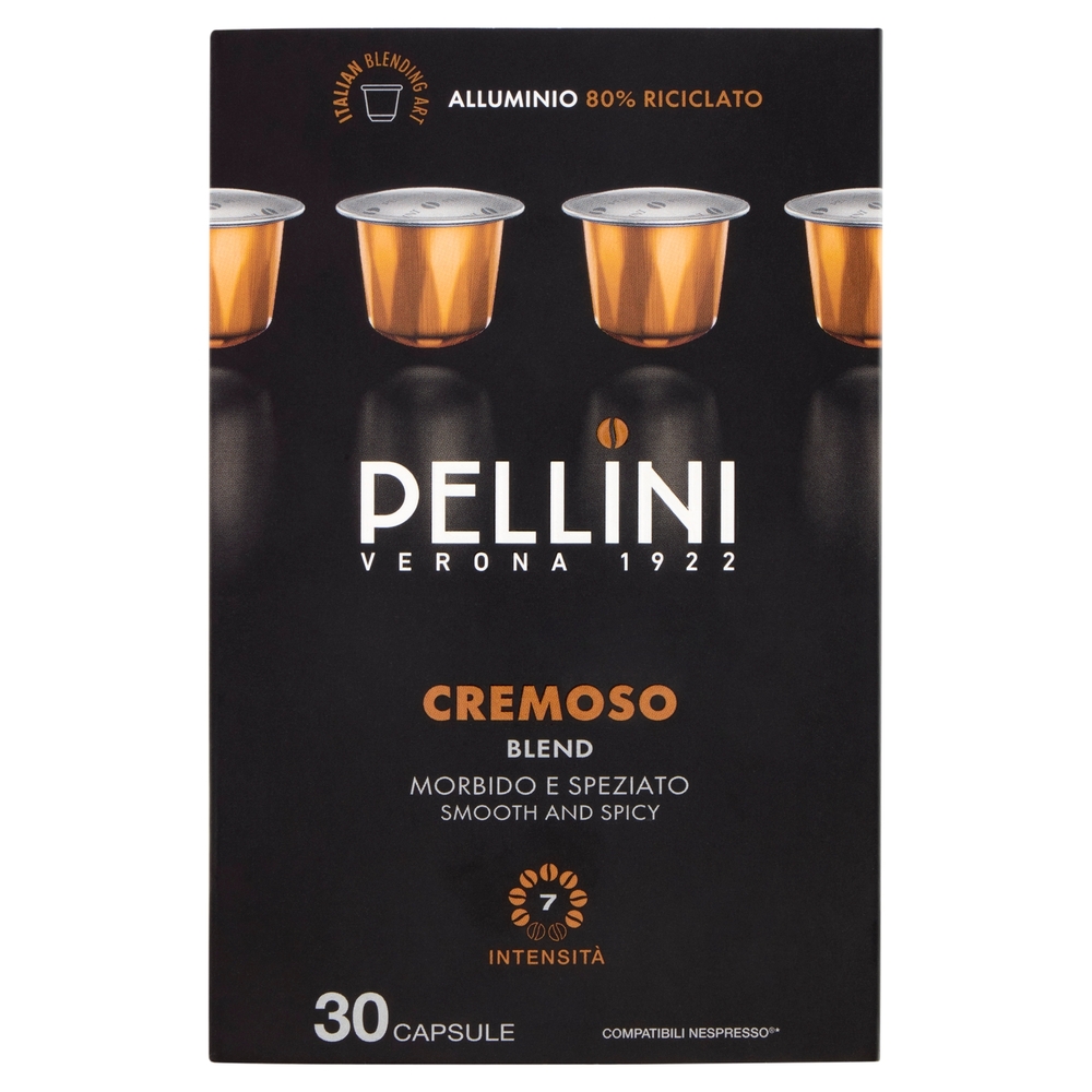Pellini Miscela Cremoso Compatibili Nespresso* 30 Capsule 165 g