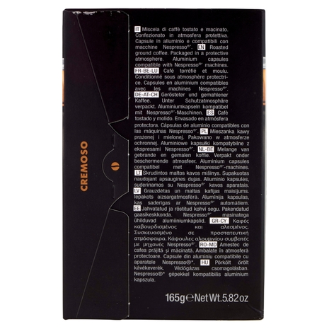 Pellini Miscela Cremoso Compatibili Nespresso* 30 Capsule 165 g