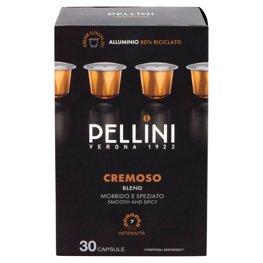 Pellini Miscela Cremoso Compatibili Nespresso* 30 Capsule 165 g