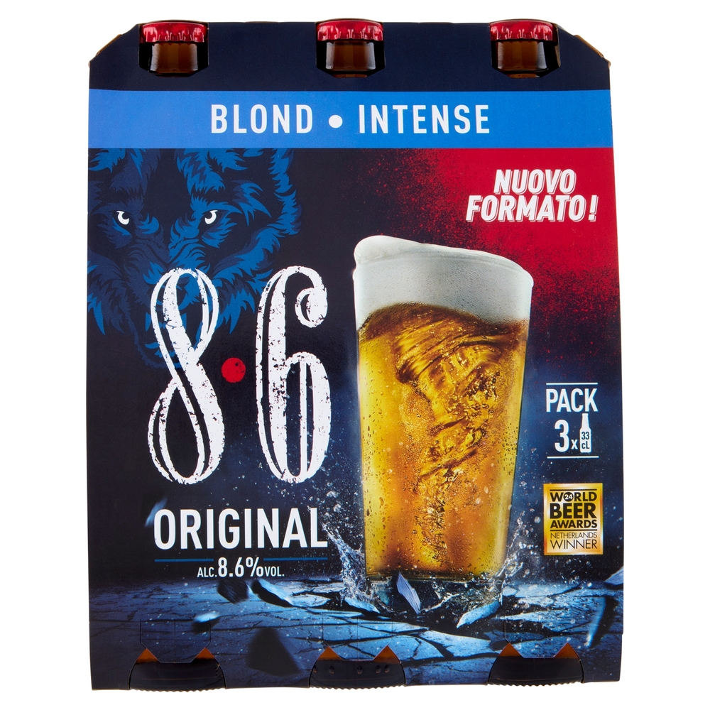 8.6 Original 3 x 33 cL
