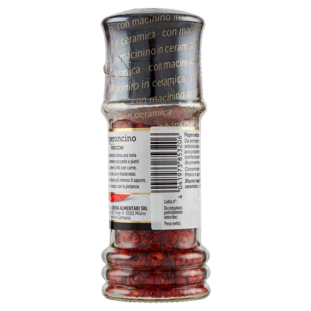 Ubena Peperoncino Fiocchi Tappo macina 30 g