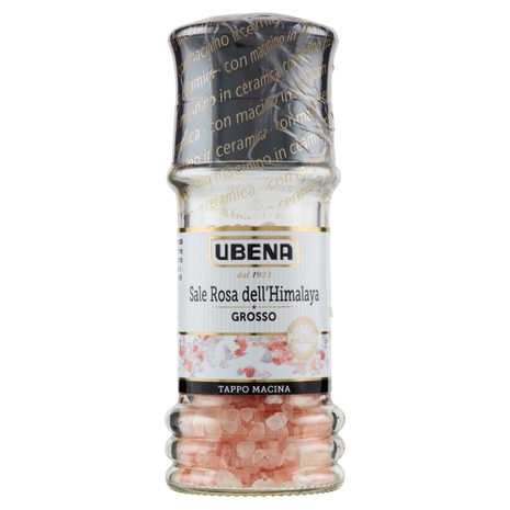 Ubena Sale Rosa dell'Himalaya Grosso Tappo Macina 80 g