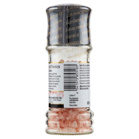 Ubena Sale Rosa dell'Himalaya Grosso Tappo Macina 80 g
