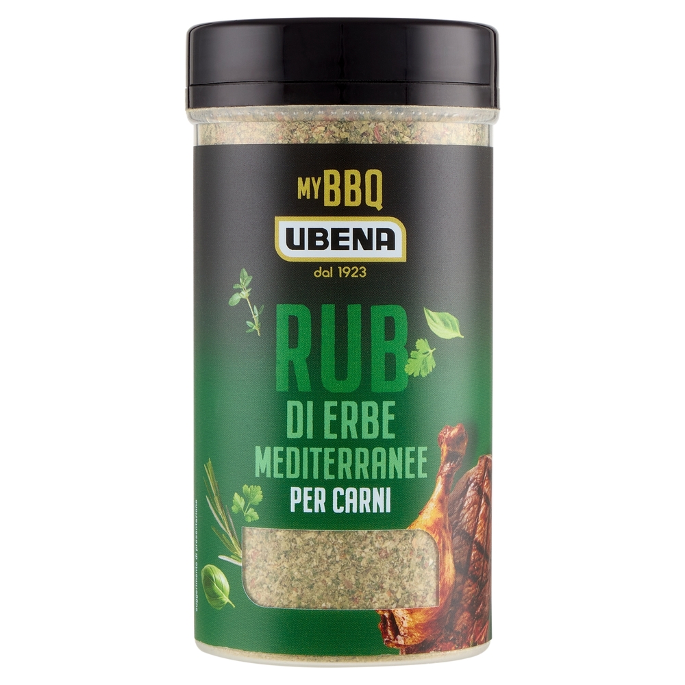 Ubena My BBQ Rub di Erbe Mediterranee per Carni 120 g