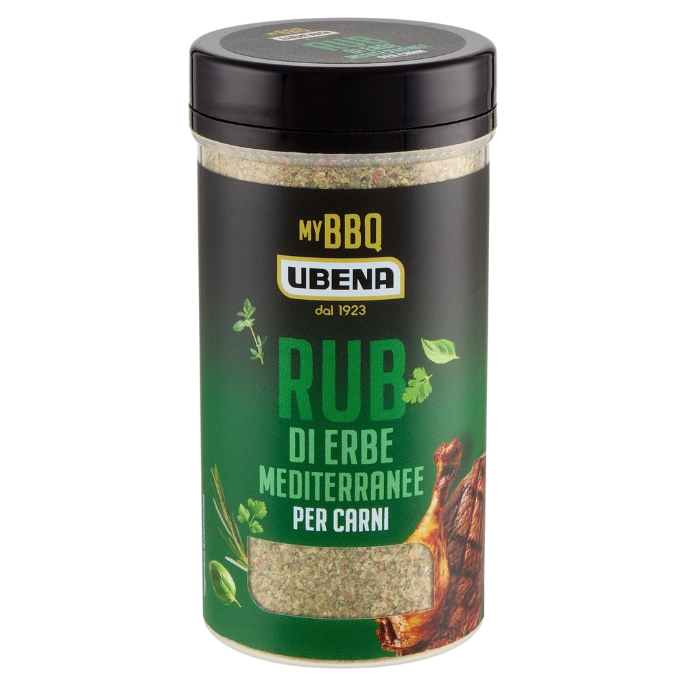 Ubena My BBQ Rub di Erbe Mediterranee per Carni 120 g