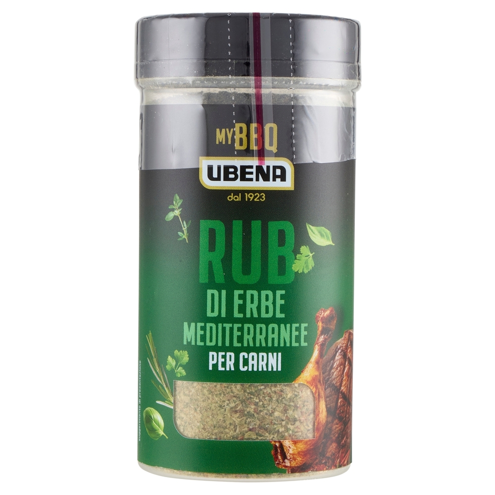 Ubena My BBQ Rub di Erbe Mediterranee per Carni 120 g