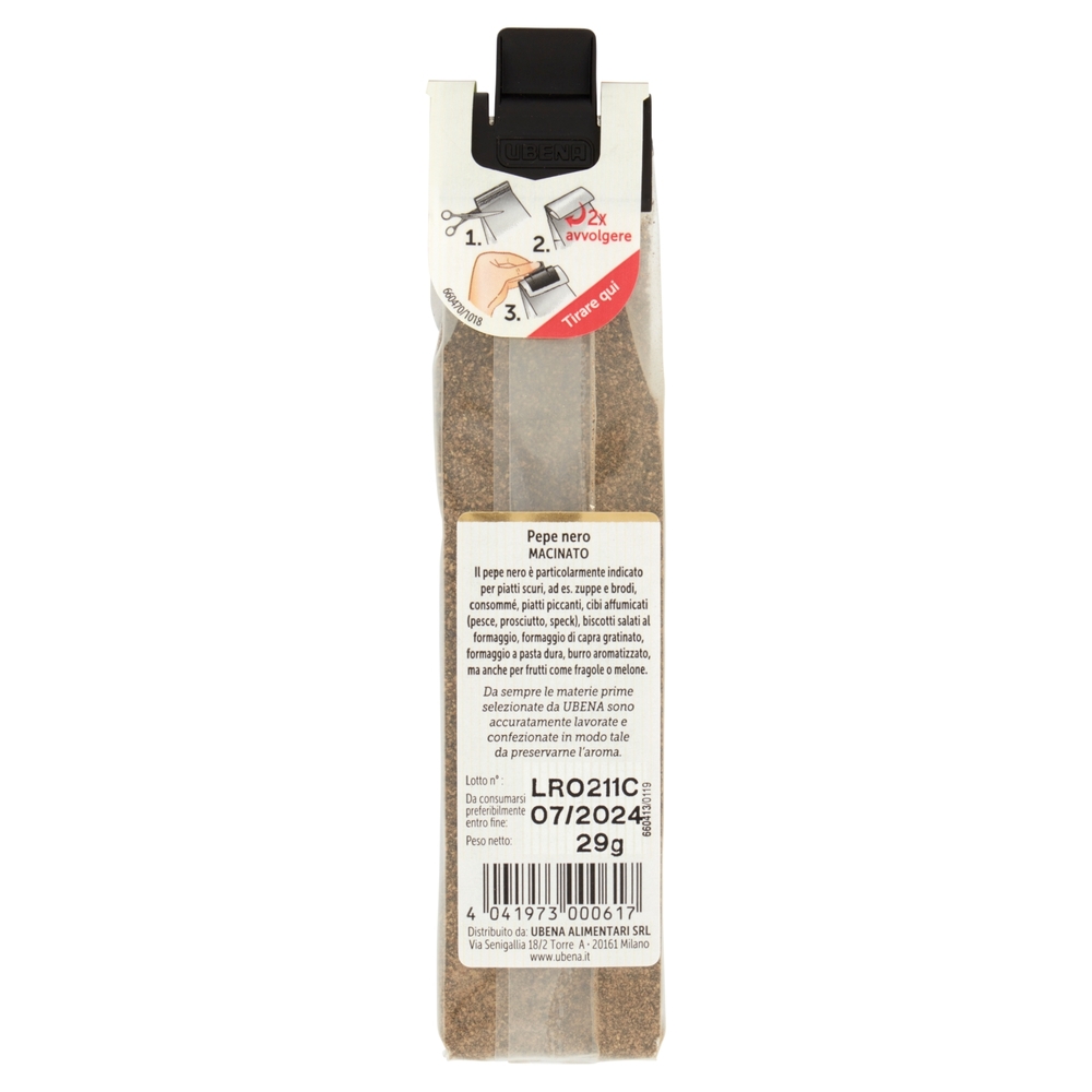 Ubena Pepe nero Macinato 29 g