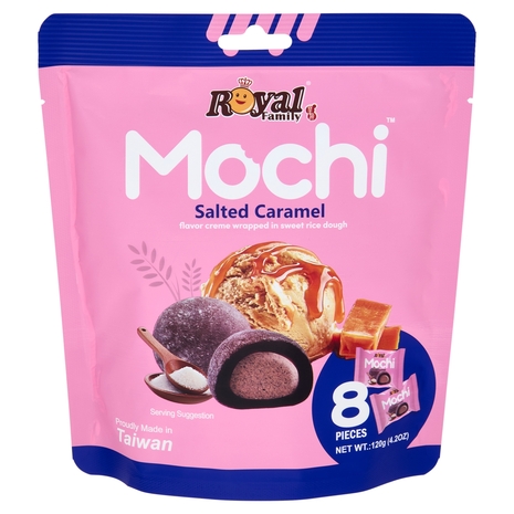 Royal Family Mochi Salted Caramel 8 Pieces 120 g