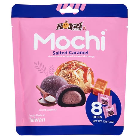 Royal Family Mochi Salted Caramel 8 Pieces 120 g