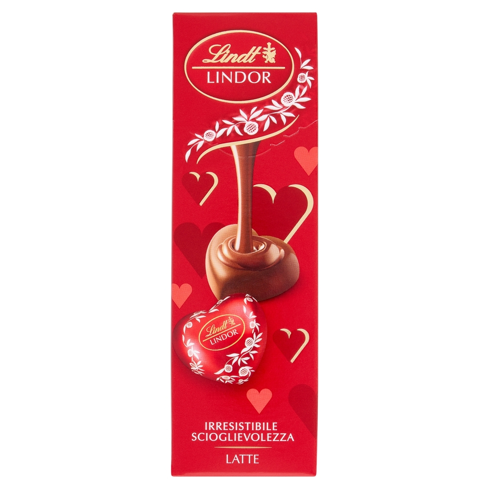 Lindt Lindor cioccolatini cuore cioccolato al latte san Valentino 41 g