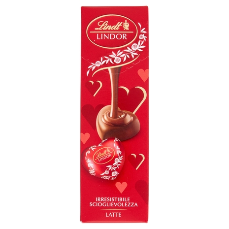 Lindt Lindor cioccolatini cuore cioccolato al latte san Valentino 41 g