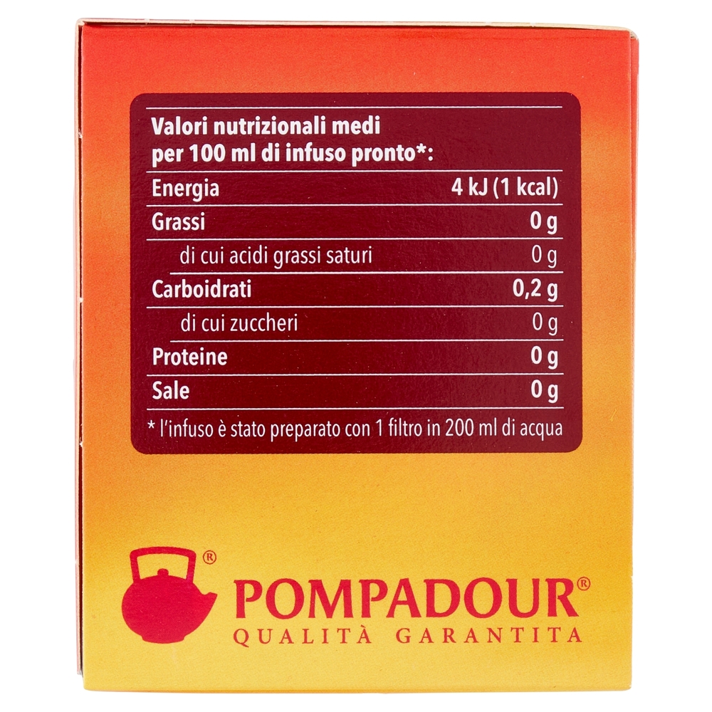 Pompadour Rooibos Infuso Rosso Bio DOP 18 x 1,75 g